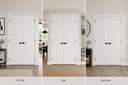 8/0 Modern Panel - Double Interior Prehung Door