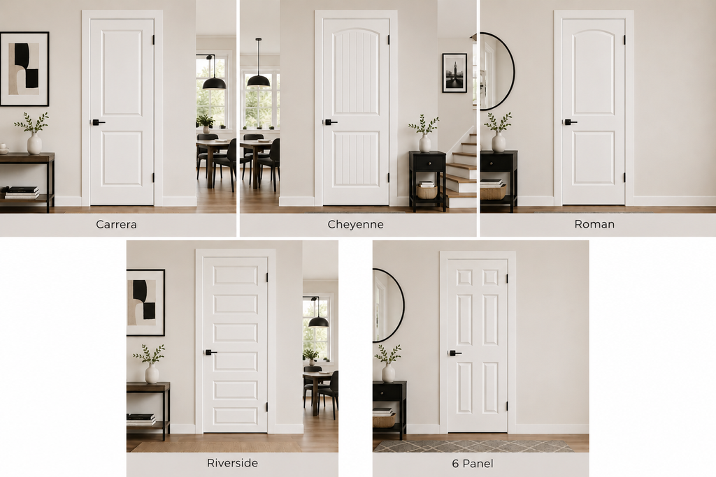 8/0 Raised Panel - Single Interior Prehung Door