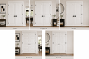 8/0 Raised Panel - Double Interior Prehung Door