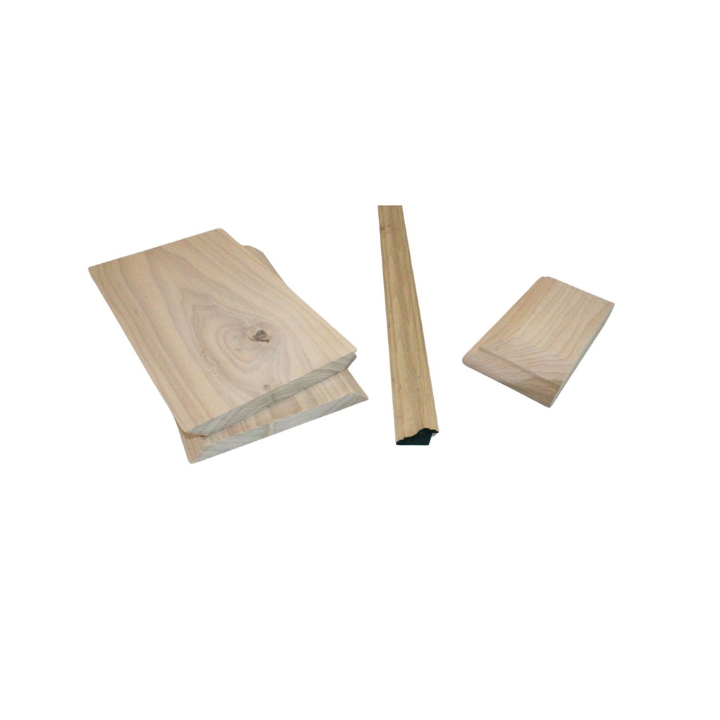 Half Box Newel Post Kit - Poplar