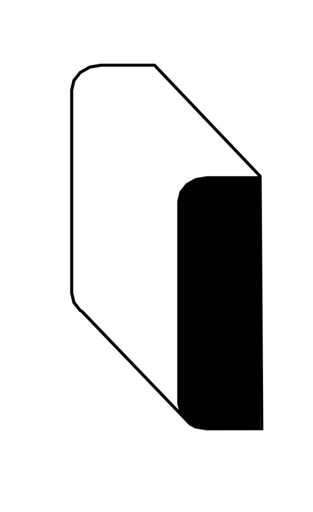 Bullnose Door Stop - FJ Pine - 17'