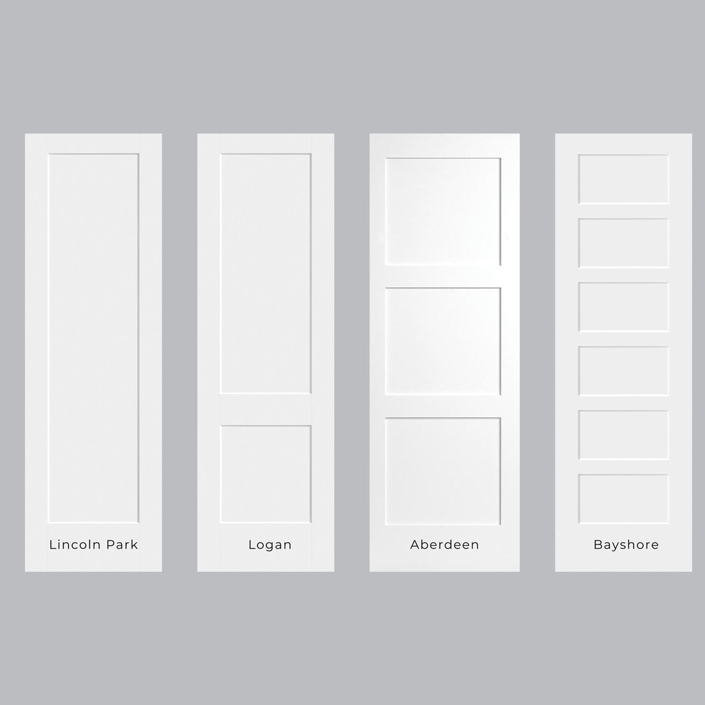 8/0 Flat Panel - Single Interior Prehung Door