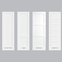 8/0 Flat Panel - Single Interior Prehung Door