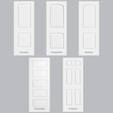 6/8 Raised Panel - Single Interior Prehung Door