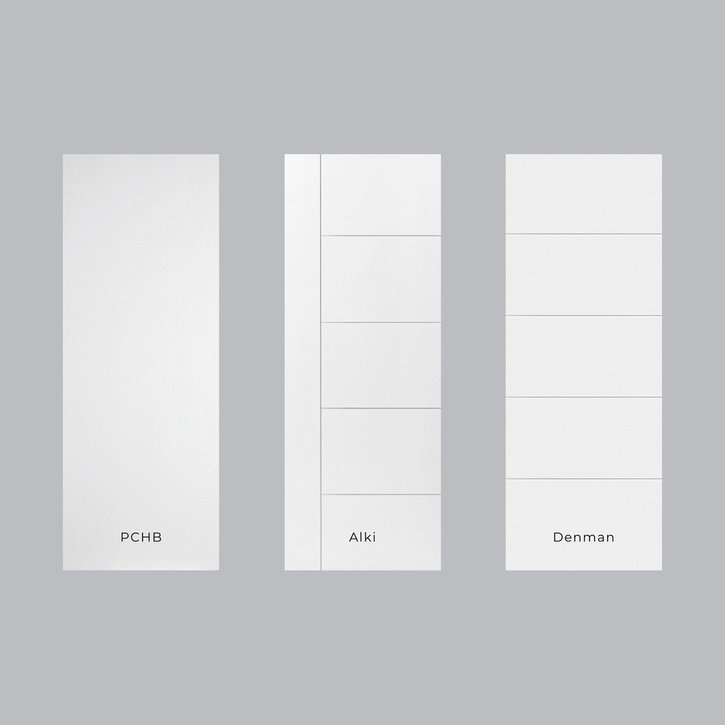 6/8 Modern Panel - Single Interior Prehung Door