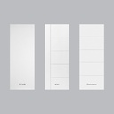 6/8 Modern Panel - Single Interior Prehung Door