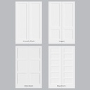 8/0 Flat Panel - Double Interior Prehung Door