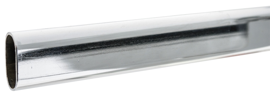 Closet Rod - Oval - Silver