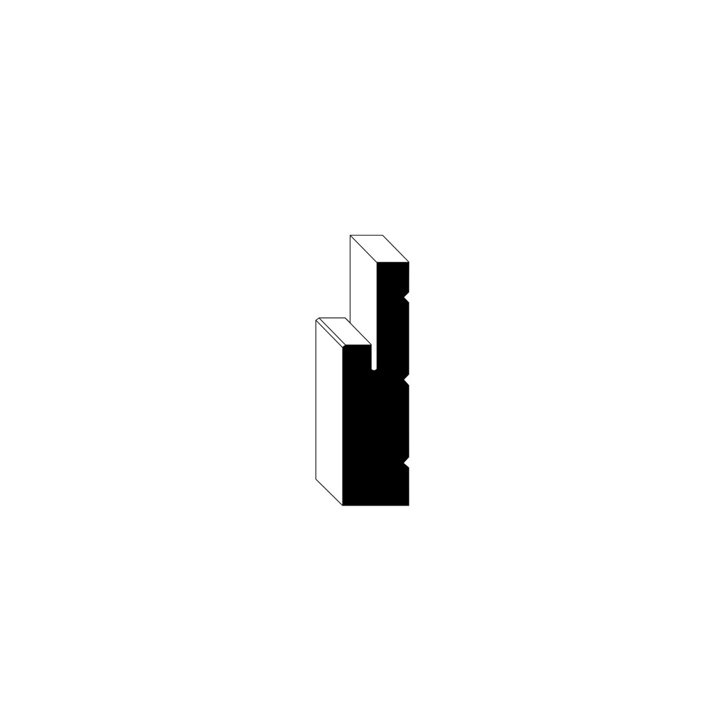Exterior Jamb - Knotty Alder - 1-3/4" Door - 10'