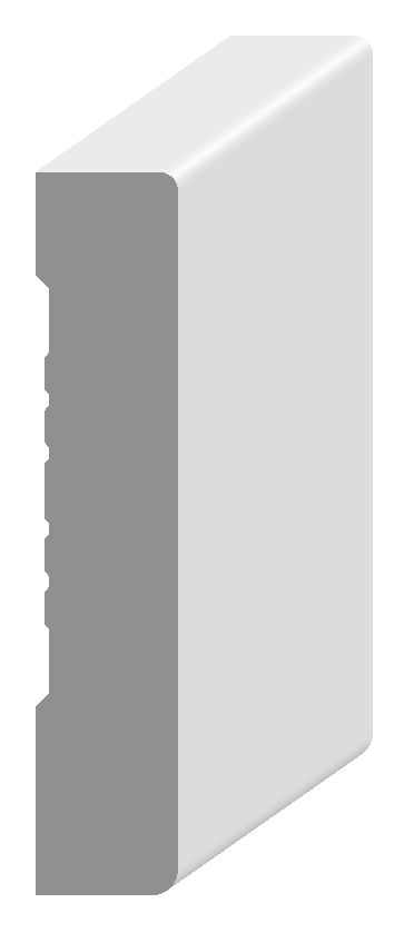 1x2 Flat Casing - MDF - 7'1"