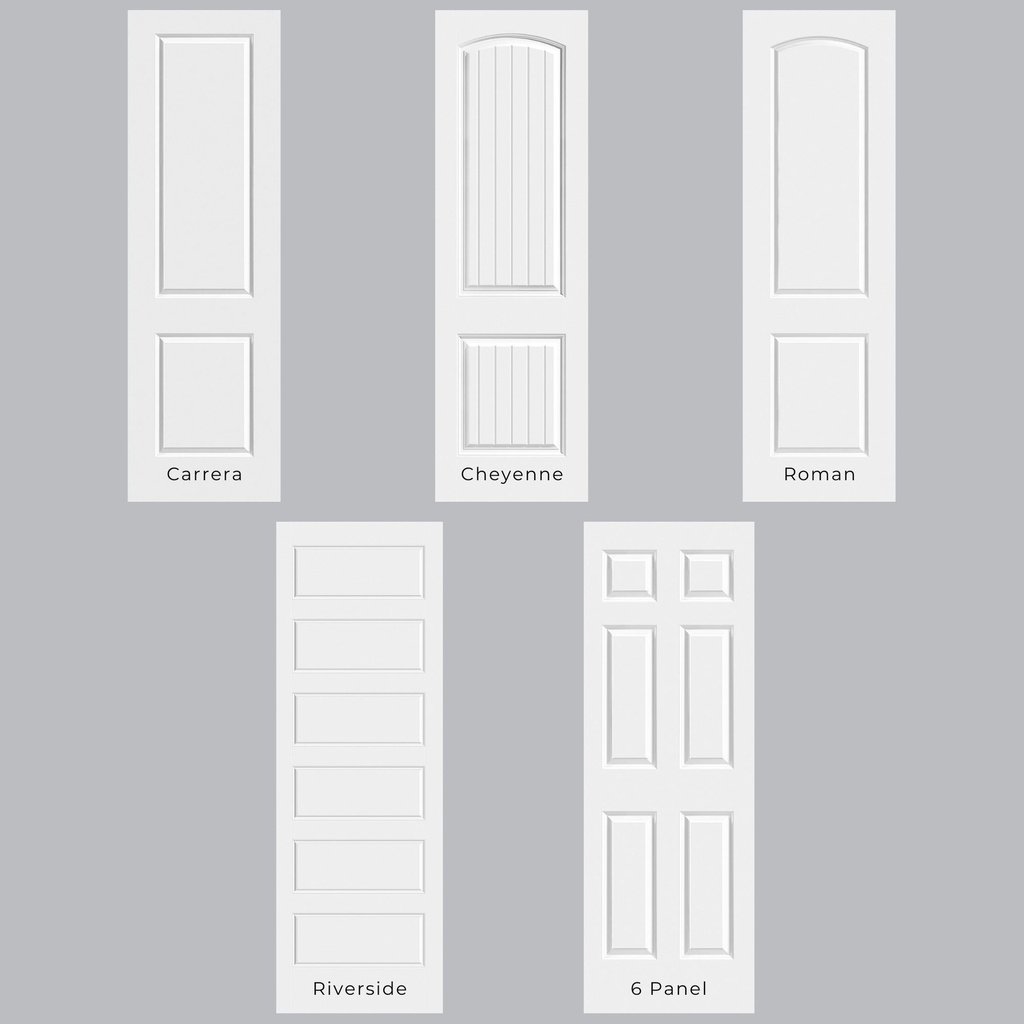 8/0 Raised Panel - Single Interior Prehung Door