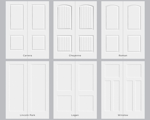 6/8 Double Interior Prehung Door