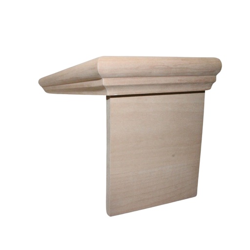 False Tread Cap w/ Riser - Alder - 6" - Traditional