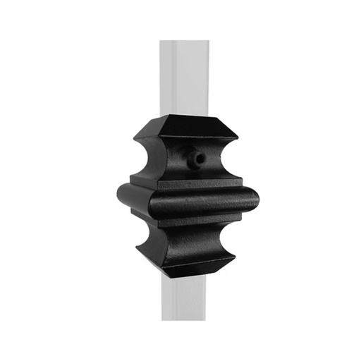 Iron Baluster - 1/2" Basic Series - Black Satin