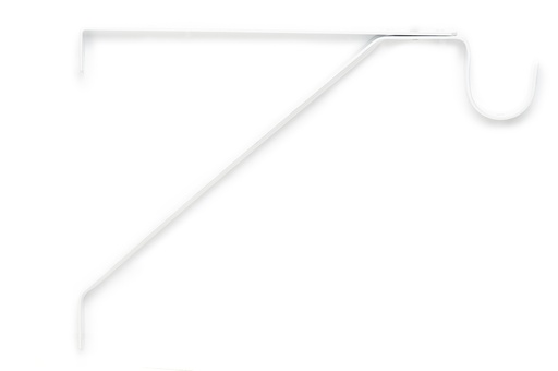 Shelf and Rod Support - White