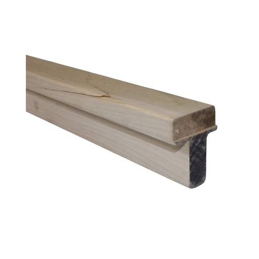 [DS-TAINI8PO00161022NR] T-Astragal - Interior - Poplar - 1-3/8" Door - 10'