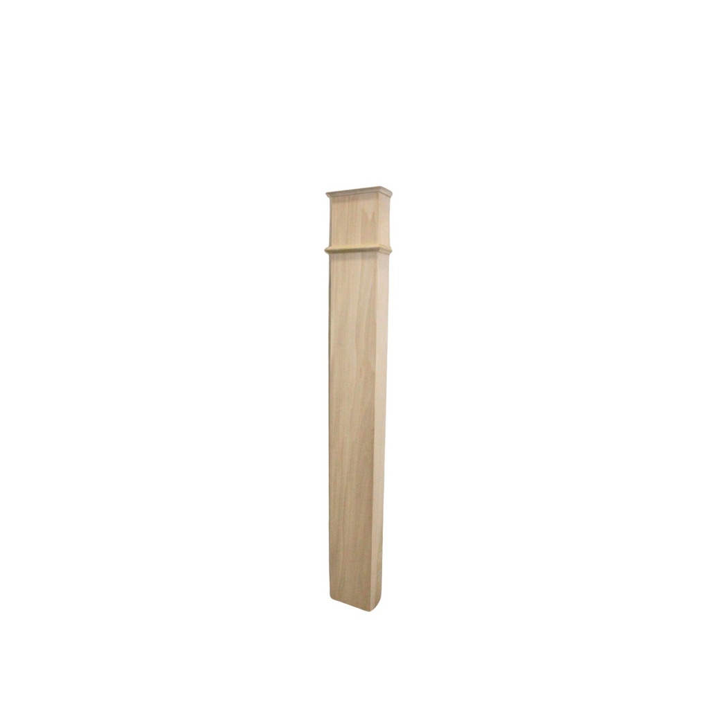 Half Box Newel Post - Poplar | CR Doors and Moulding