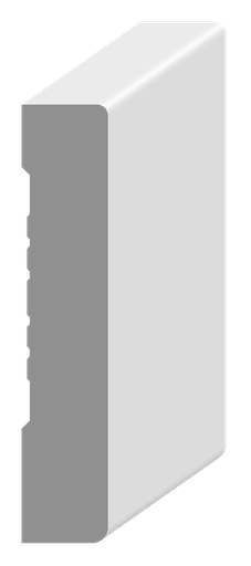[WA-MPCA2FMD0E2271PR] 1x2 Flat Casing - MDF - 7'1"
