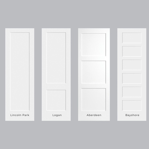 8/0 Flat Panel - Single Interior Prehung Door