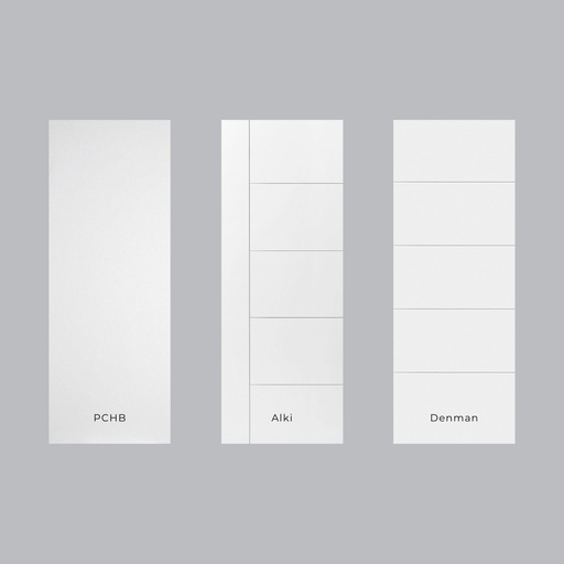 6/8 Modern Panel - Single Interior Prehung Door