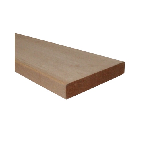 [WA-KAHD6HKA106010RW] 1" x 6" Flat Header - Knotty Alder - 10'