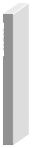 [WA-MPBB18MD057716PR] 1x8 Flat Base Board - MDF - 16'