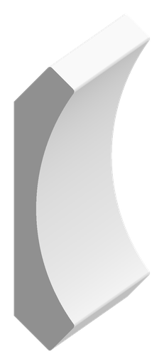 [WA-MPCRY3MD053016PR] 3" Cove Crown - MDF - 16'