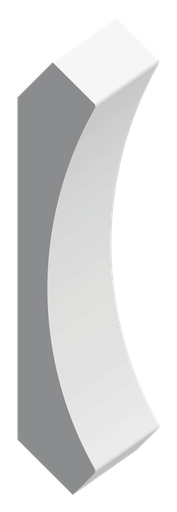 [WA-MPCRY4MD0F4216PR] 4-1/4" Cove Crown - MDF - 16'